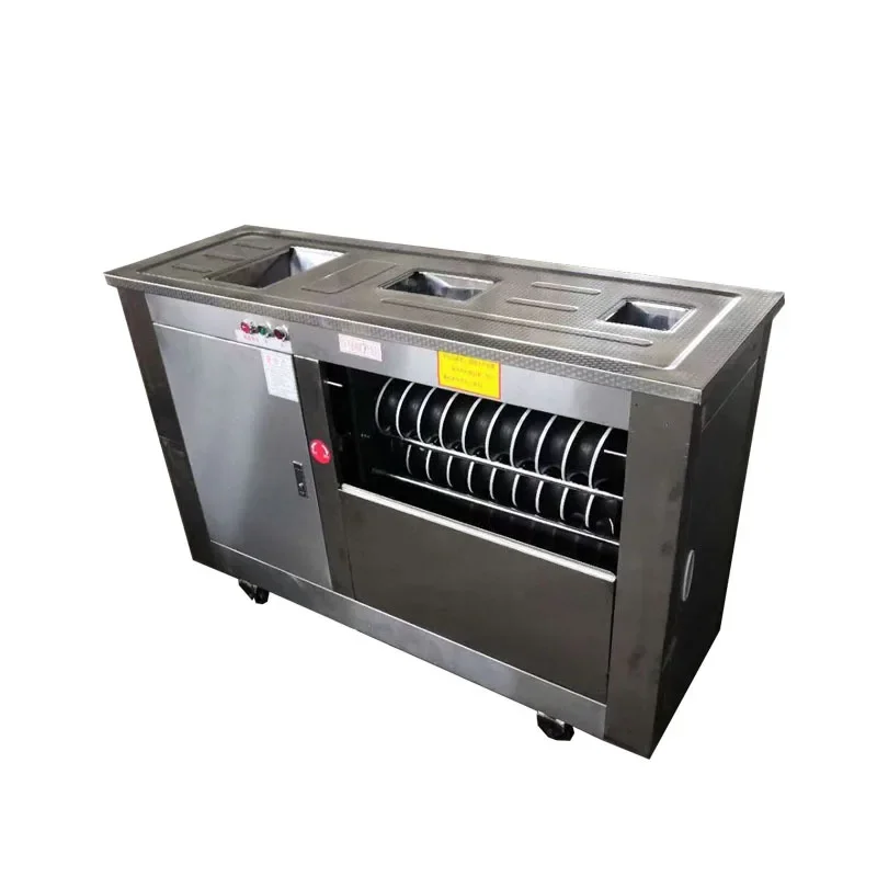 

Non-stick Double-roll Round Steamed Bun Machine/electric 300g Dough Dividing Rounding Machine/ Round Bun Cutting Machine