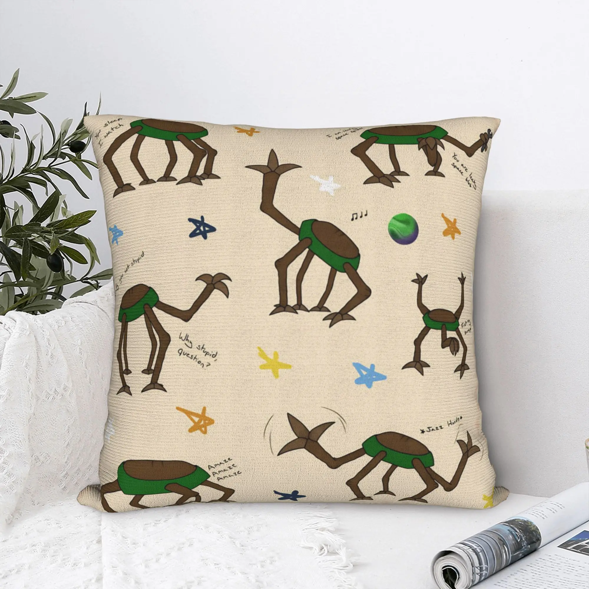 Rockys Project Hail Mary Square Pillowcases Polyester Sofa 2026 Sci-Fi Movie Cushion Cover Home Decoration Pillowcase 40*40