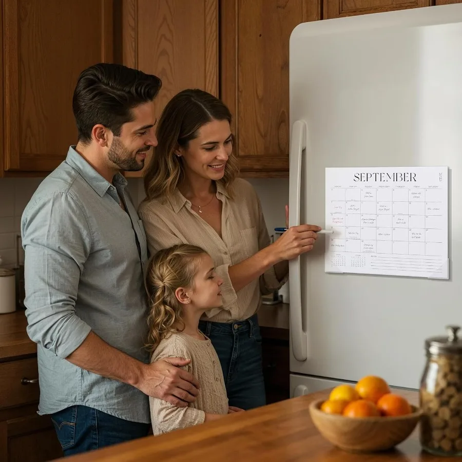 تقويم الحائط المغناطيسي 20252026 تقويم شهري لمدة 16 شهرًا من سبتمبر 2025 إلى ديسمبر 2026 تقويم الثلاجة الأكاديمي 13 × 11 #5