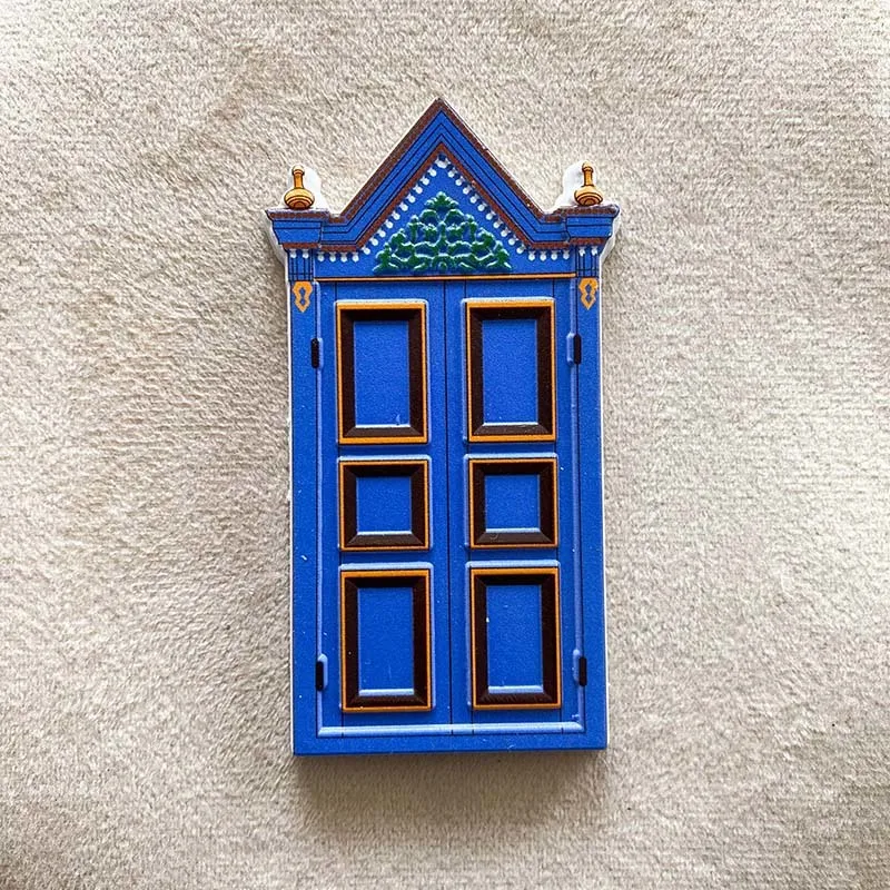 

Xinjiang Specialty Uyghur Ethnic Style Door Series Magnetic Refrigerator Magnets Magnetic Refrigerator Magnets Travel Souvenirs