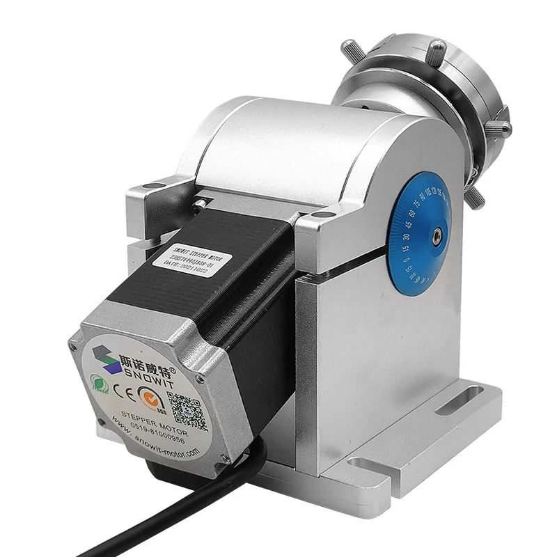 Ring Jewelry Rotary Axis With Spring Clamp Jig For CNC Router Fiber Laser Carving Marking Engraving Machine Use