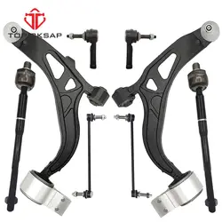 TOPICKSAP Front Lower Control Arms Bushings Tie Rods Sway Bar Stabilizer Links Kits For Ford Explorer 2011 2012 - 2016 2017