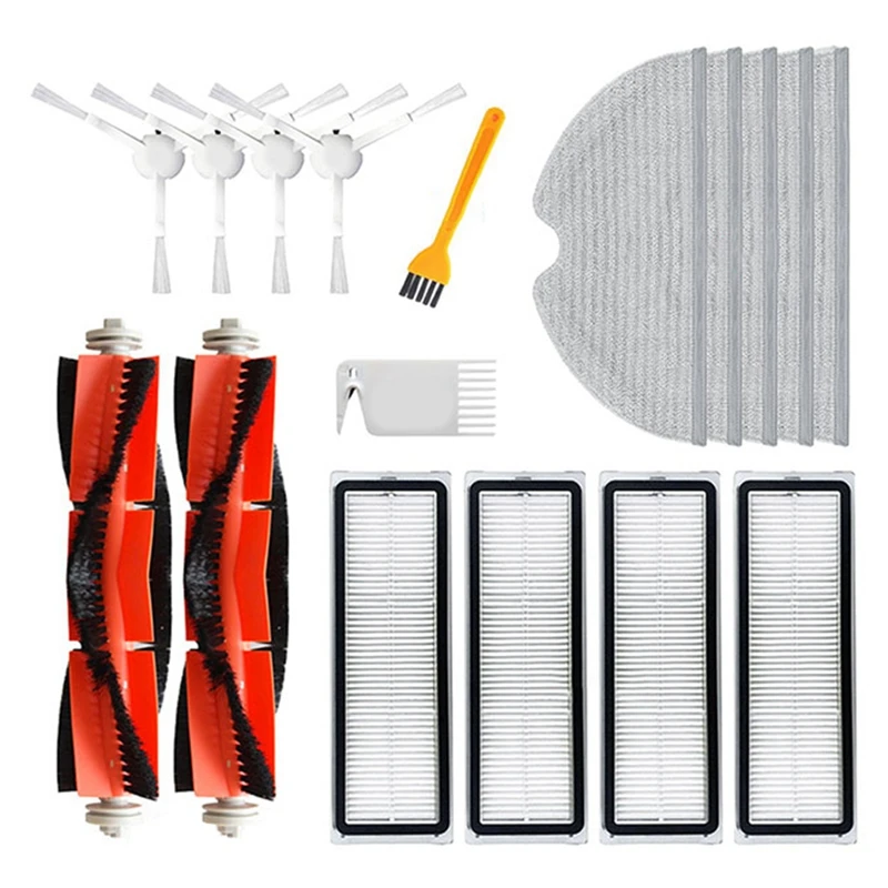 LICE-Hepa Filter For Xiaomi Mijia 1C 2C STYTJ01ZHM / Dreame F9 Robot Vacuum Mop Cleaner Roller Brush Accessories Spare Parts