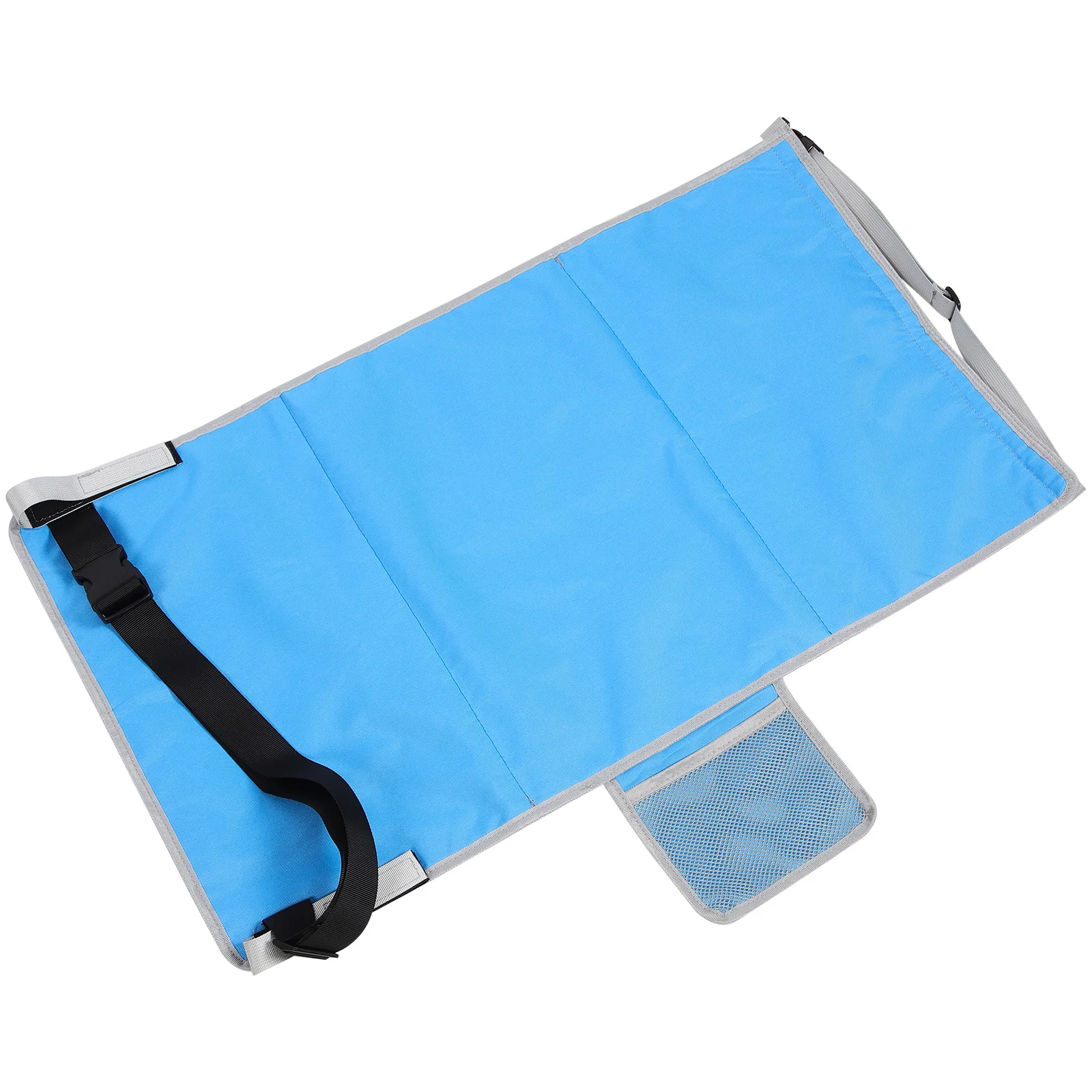 

Portable Airplane Seat Extender Footrest Blue Travel Bed for Compatible Plane Seats Toddler Foot Hammock Car Pedals Safety