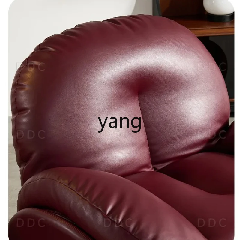 

LH минималистичный кожаный стул из микрофибры для отдыха, маленькая квартира, гостиная, балкон, пуховое сиденье, сумка, диван