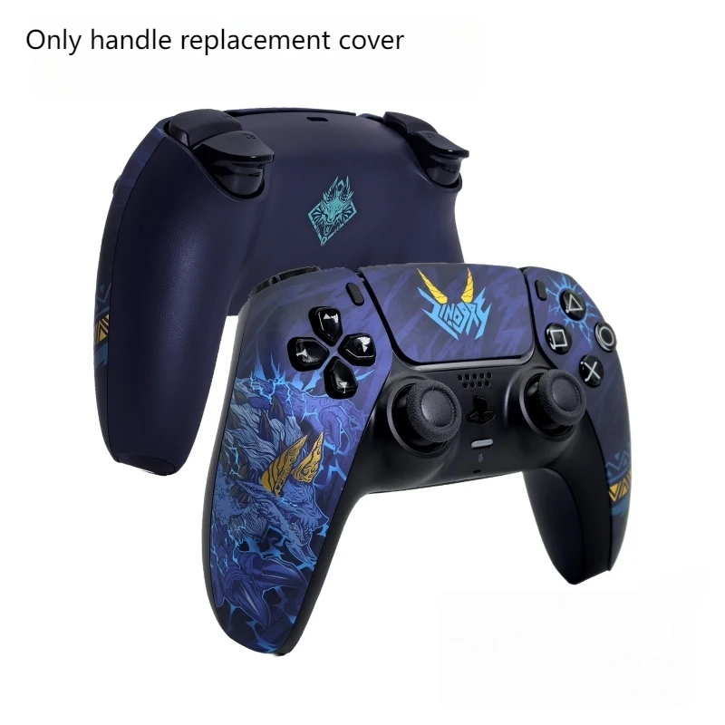 Monster Hunter Controller Ersatzschale Thunder Wolf Dragon Spielperipherie Ps4 & 5 Xbox Frosted Handmade Diy Griffschale