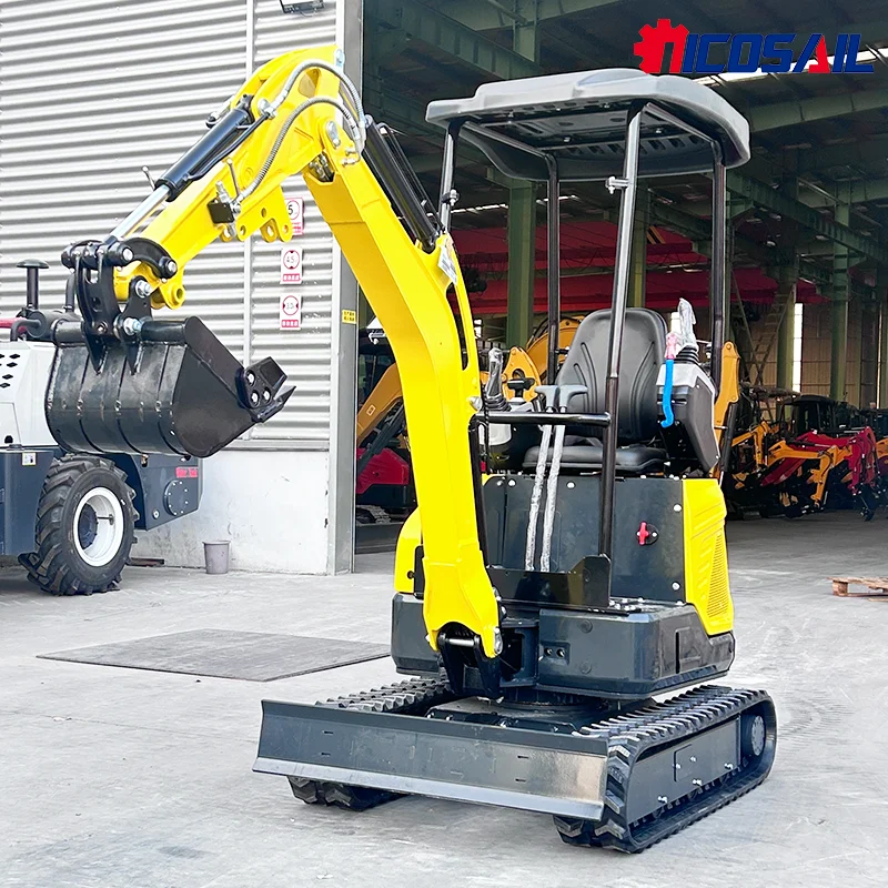 Mini Excavator for Sale with Diesel Engine Crawler Type Compact Hydraulic System Various Attachments Available