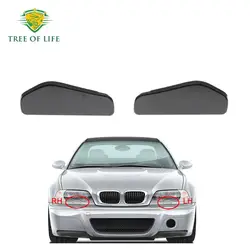 For BMW  3 Series E46 Sedan Wagon Front Bumper HeadLight Lamp Washer Spray Cleaning Actuator Cover Cap 61677066847 61677066848