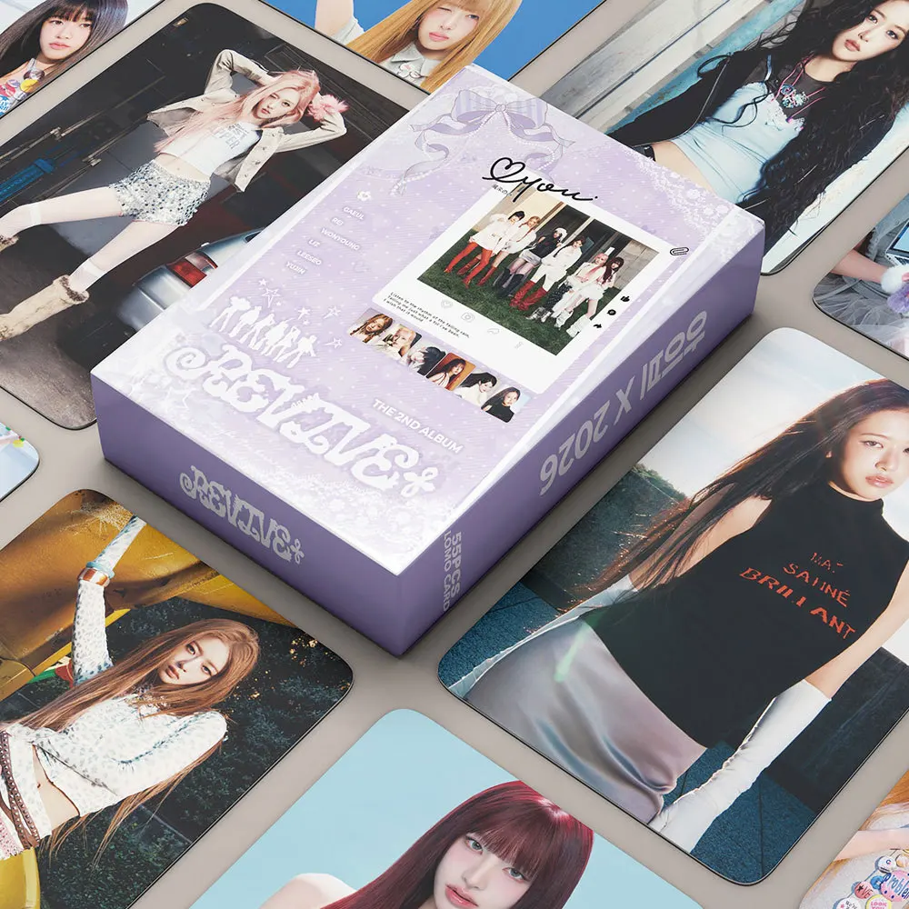 

2026 55pcs New Album Girl Group Lomo Cards Photocards REVIVE SECRET high-definition Photo Card For Collection Fans Gifts