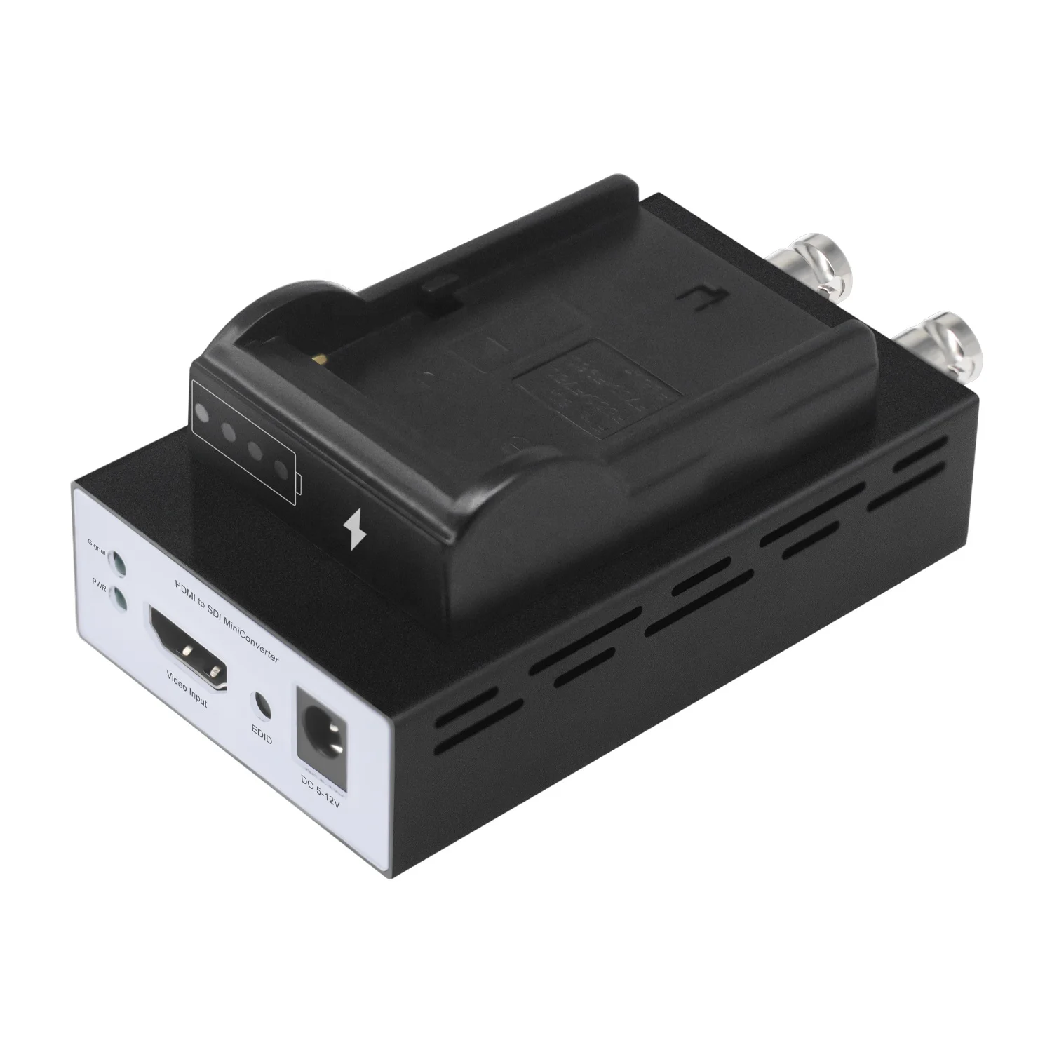 XMSJ- UCT101B Battery Socket 1080p60 80M Extender HDMI To 3G SDI Video Capture Converter Box Recorder