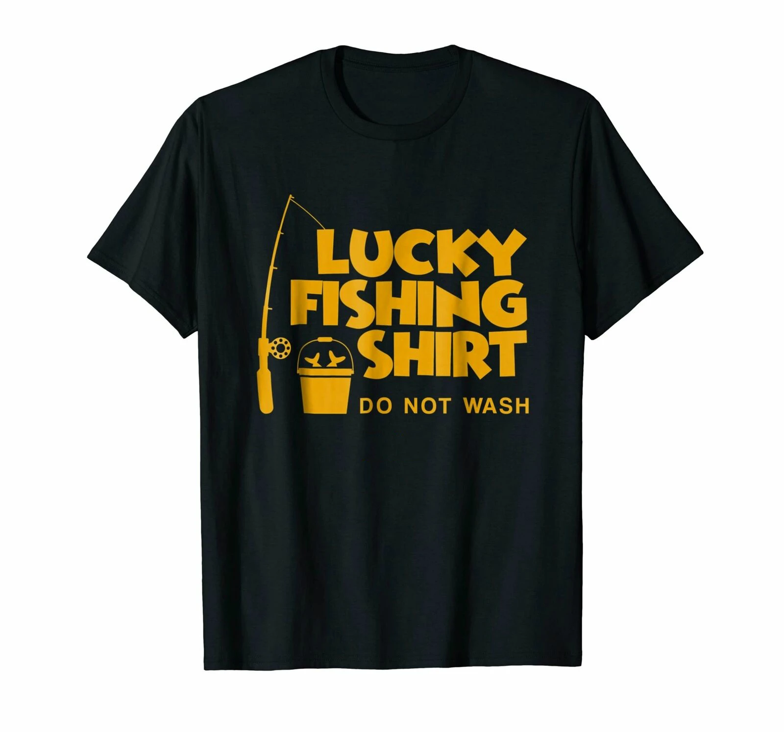 Lucky Fishings Shirt Do Not Wash Funny Fishing Anglers Gift T-Shirt 100% Cotton O-Neck Summer Short Sleeve Casual Mens T-shirt