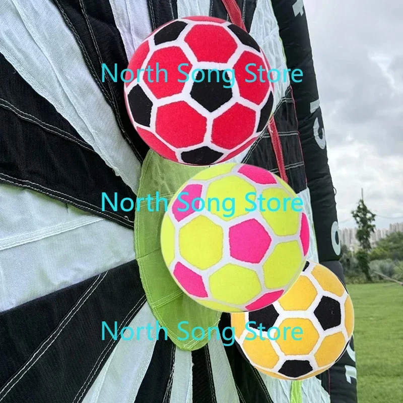 Sticky Soccer Ball for Foot Kick Dart Games, Outdoor Inflatable Football Target Board, 1Pcs (Random Color )