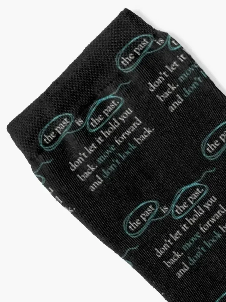 Tea past is the past don't look back Socks valentine gift ideas designer brand warm winter Socks Ladies Men's