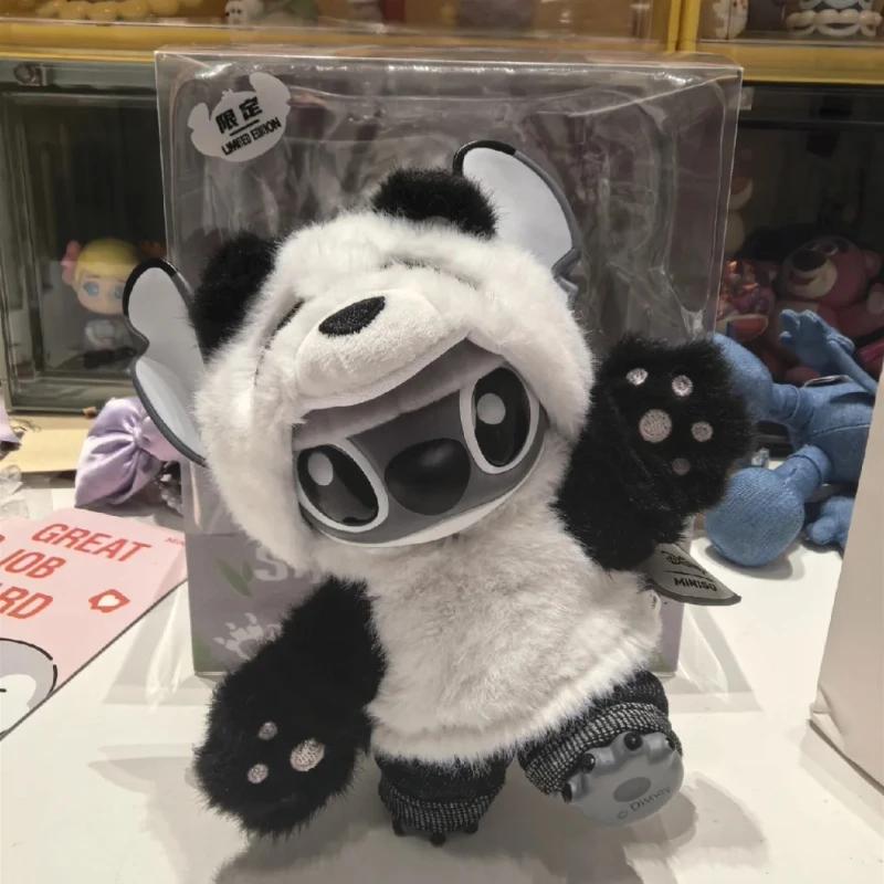 Stitch GenZ Street Series Panda vinilo felpa tarjeta colgante lindo Stitch Anime figura sorpresa bolsa colgante recoger llavero juguete para regalo