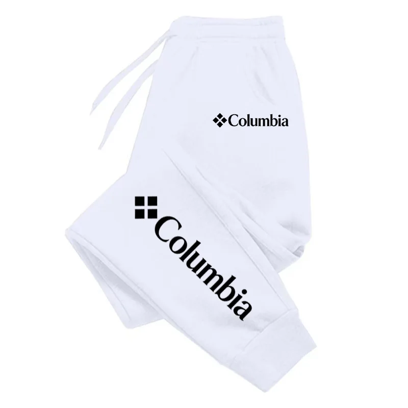 Unisex Casual Black Jogging Trousers Soft Knit Fabric Drawstring Closure Pockets For Outdoor Walking Fitness Daily Outfit