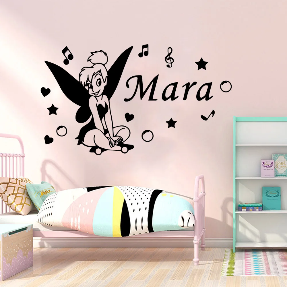 1 Pc Hot Sale Cool Fee Of Paar Muurstickers Moderne Mode Muursticker Voor Slaapkamer Muurstickers Waterdicht Behang