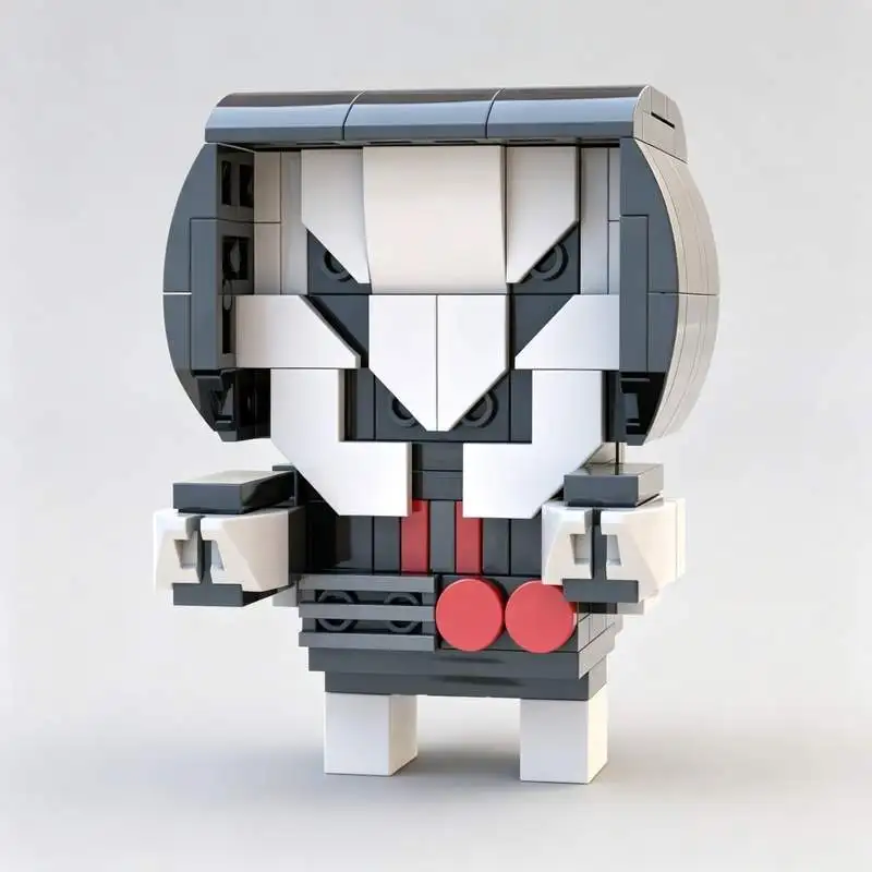 157PCS Dark Hooded Phantom Character Building Blocks Collectible Figure Model DIY Assembly Creative Decoration Holiday Gift Toy