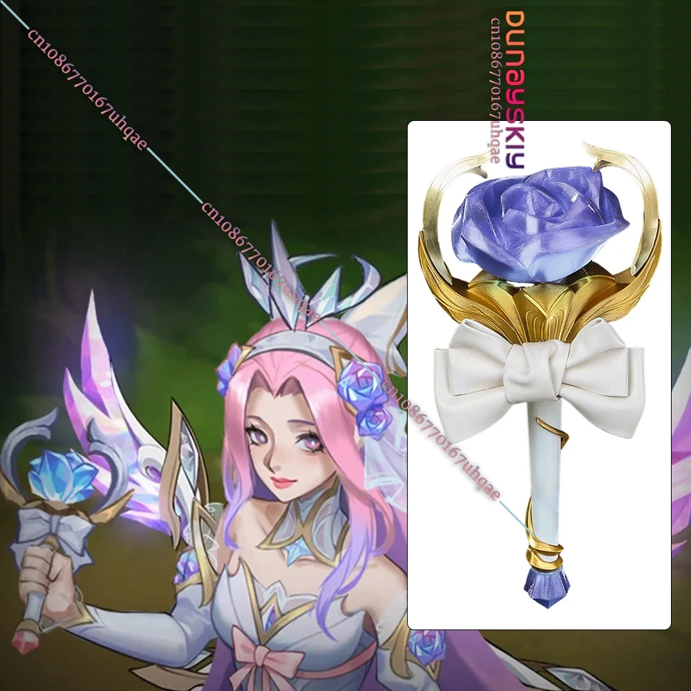 Game LOL Seraphine Seraphine Cosplay Microphone Prop Handmade PVC Material Perfect Copy 28.5CM Seraphine Role-playing Prop