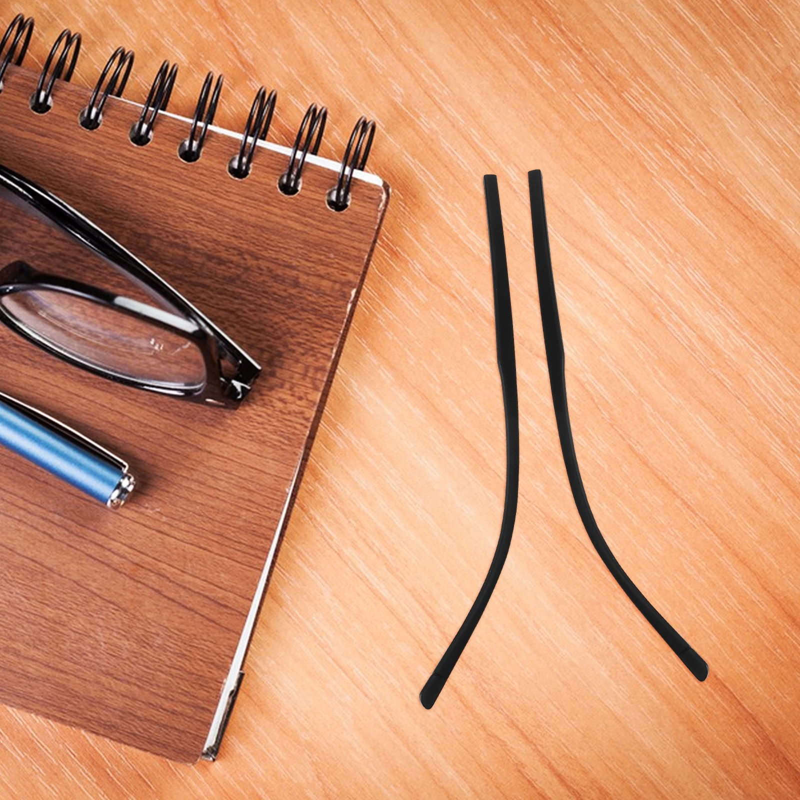 

Eyeglasses Arms Legs Replacement TR Material Lightweight Firm Comfortable Classic Black Design Glasses Accessories Sunglasses