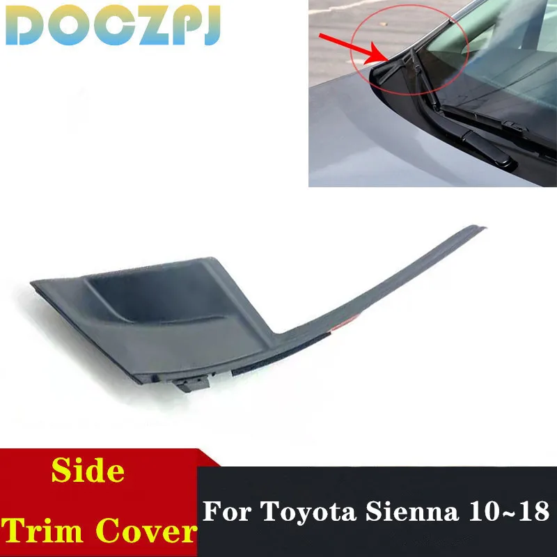 

53866-08020 53867-08020 Car Front Fender To Cowl Hood Side Seal Water Collecting Plate For Toyota Sienna 2010 ~2018