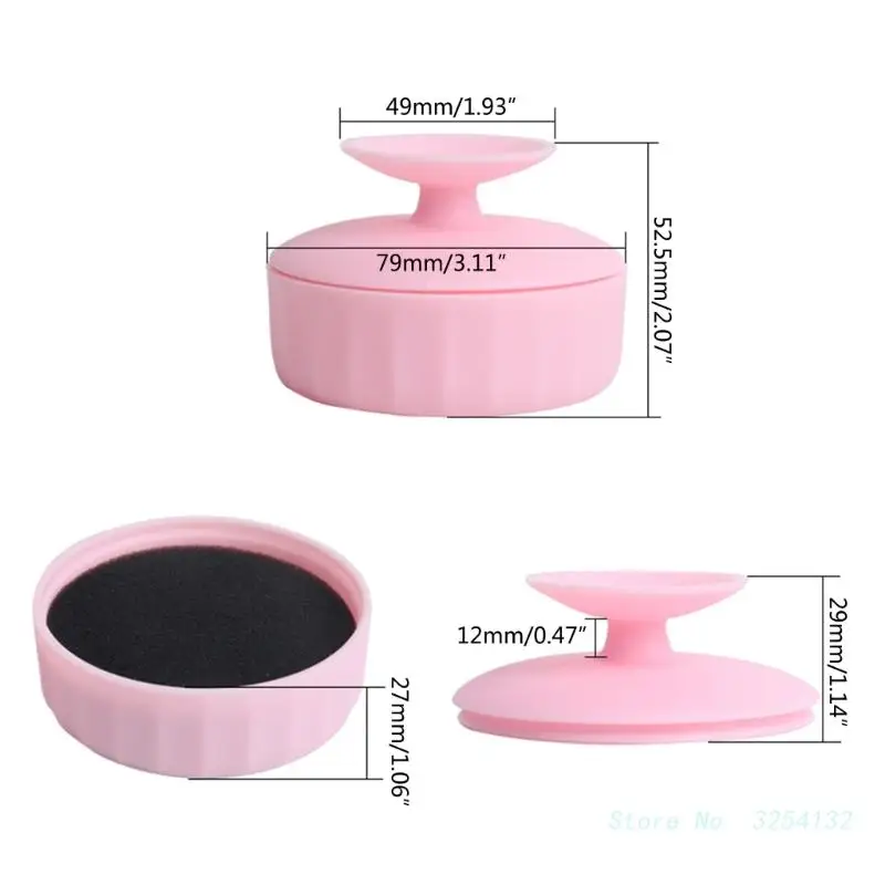 Makeup Brushes Cleaner with Color Removal Sponge Brush Cleaning Mat Easy to Clean Blenders Brushes Removes Shadow Color