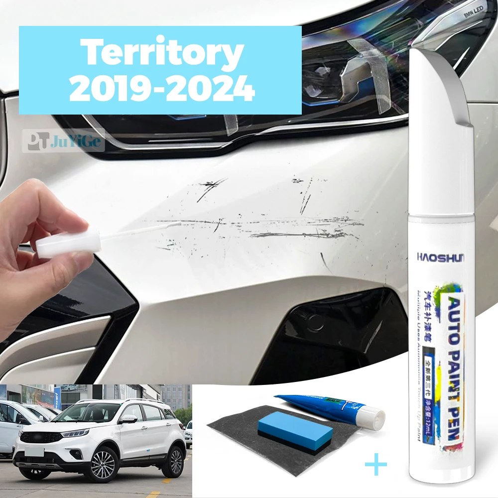 

Для Ford Territory 2019-2024 2020 2021 2022 2023 автомобильная ручка для ухода за краской, фиксатор краски, ремонт царапин, воск, средство для удаления царапин