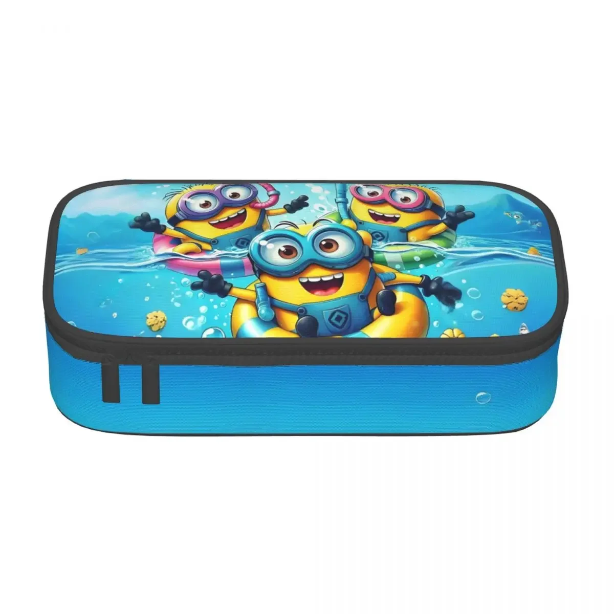 مخصص Kawaii الكرتون التوابع مقلمة للفتيات الفتيان أنيمي فيلم لطيف كبير تخزين صندوق القلم حقيبة اللوازم المدرسية #2