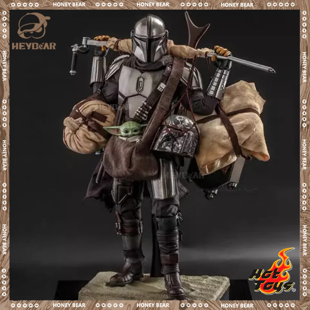 Original Hot Toys Star Wars The Mandalorian Action Figure Mandalorian 3.0 Figures Model Doll Collect Desk Decor Toys Gifts