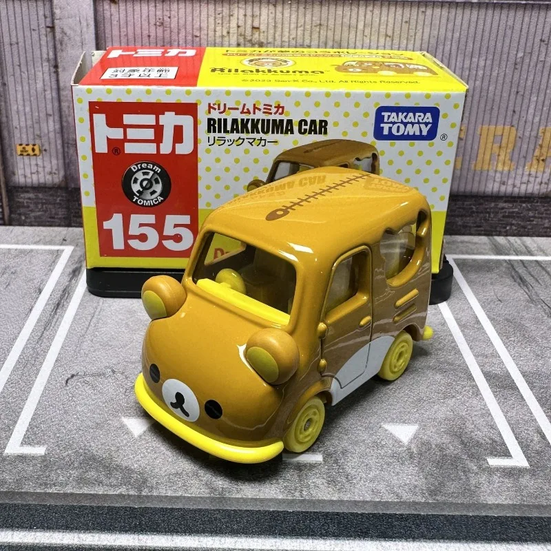 

Takara Tomy Tomica Cartoon 155 Relaxed Bear Character Car Model Alloy Car Static Model Mini Vehicles Kids Birthday Gift Toys