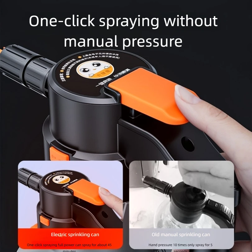 Electric Car Wash Foam Sprayer Household Car Wash Liquid Foam Making Magic Tool High Pressure Pa Spray Bottle Complete Set Of To - Image 2