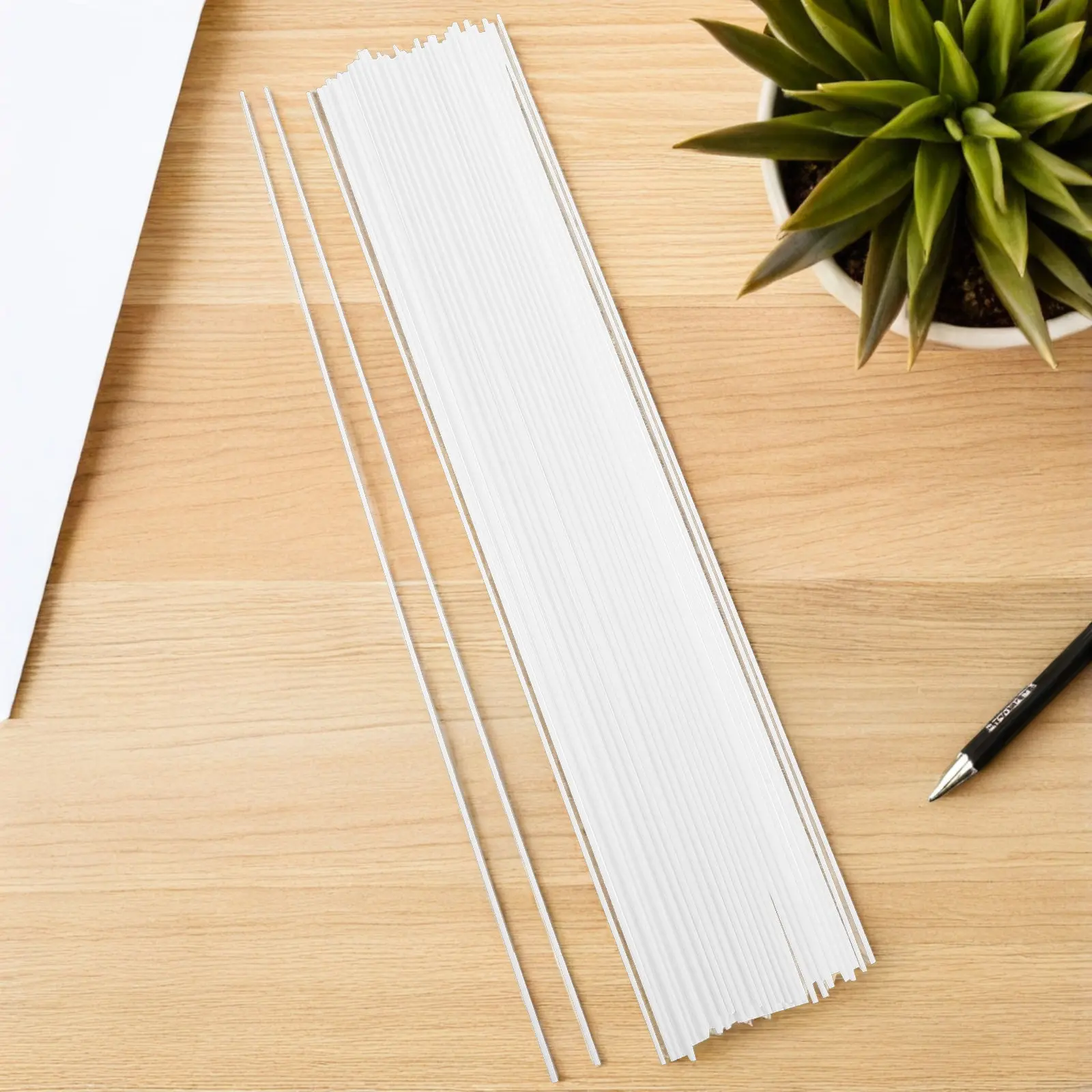 

50 шт. круглых пластиковых трубок для поделок, полые легкие стержни, идеально подходят для архитектурного моделирования, принадлежности для песочниц, объемные элементы