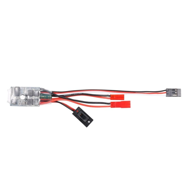 10A ESC Brushed Speed Controller for 1/12 1/16 1/18 1/24 1/28 RC Car Crawler WPL C24 B16 B24 B36 K989 RC Boat