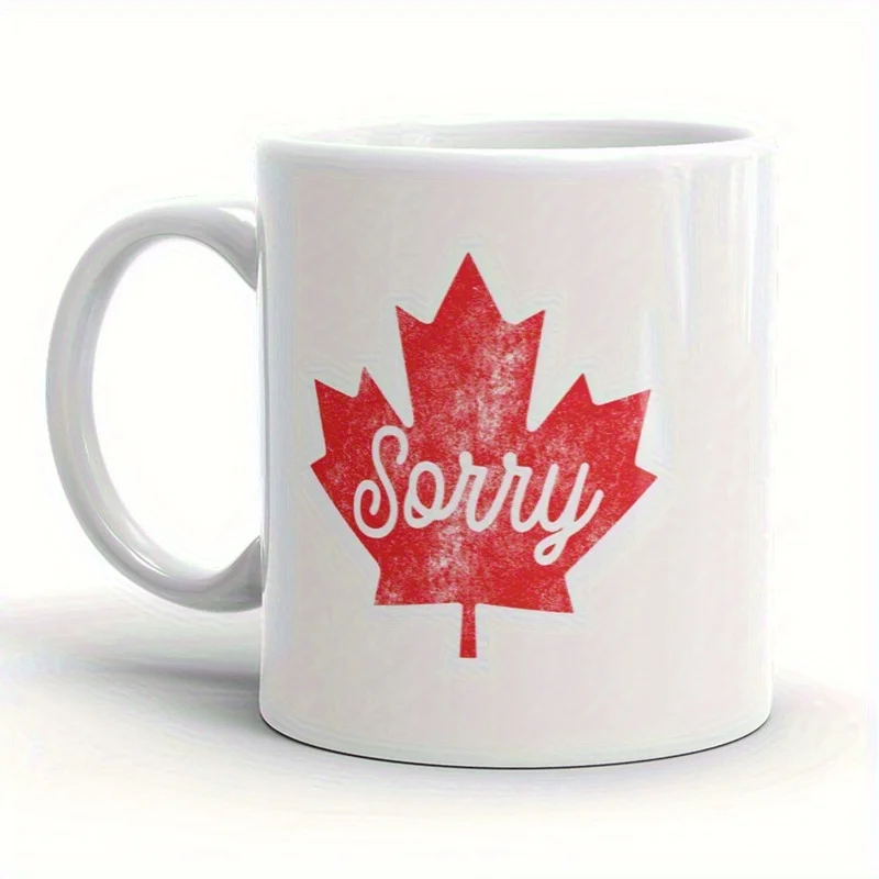 

1 забавная кофейная кружка из канадской апнологии — дизайн аптологии из красного и черного кленового листа, можно мыть в посудомоечной машине, отлично подходит для офиса, вечеринки, подарка