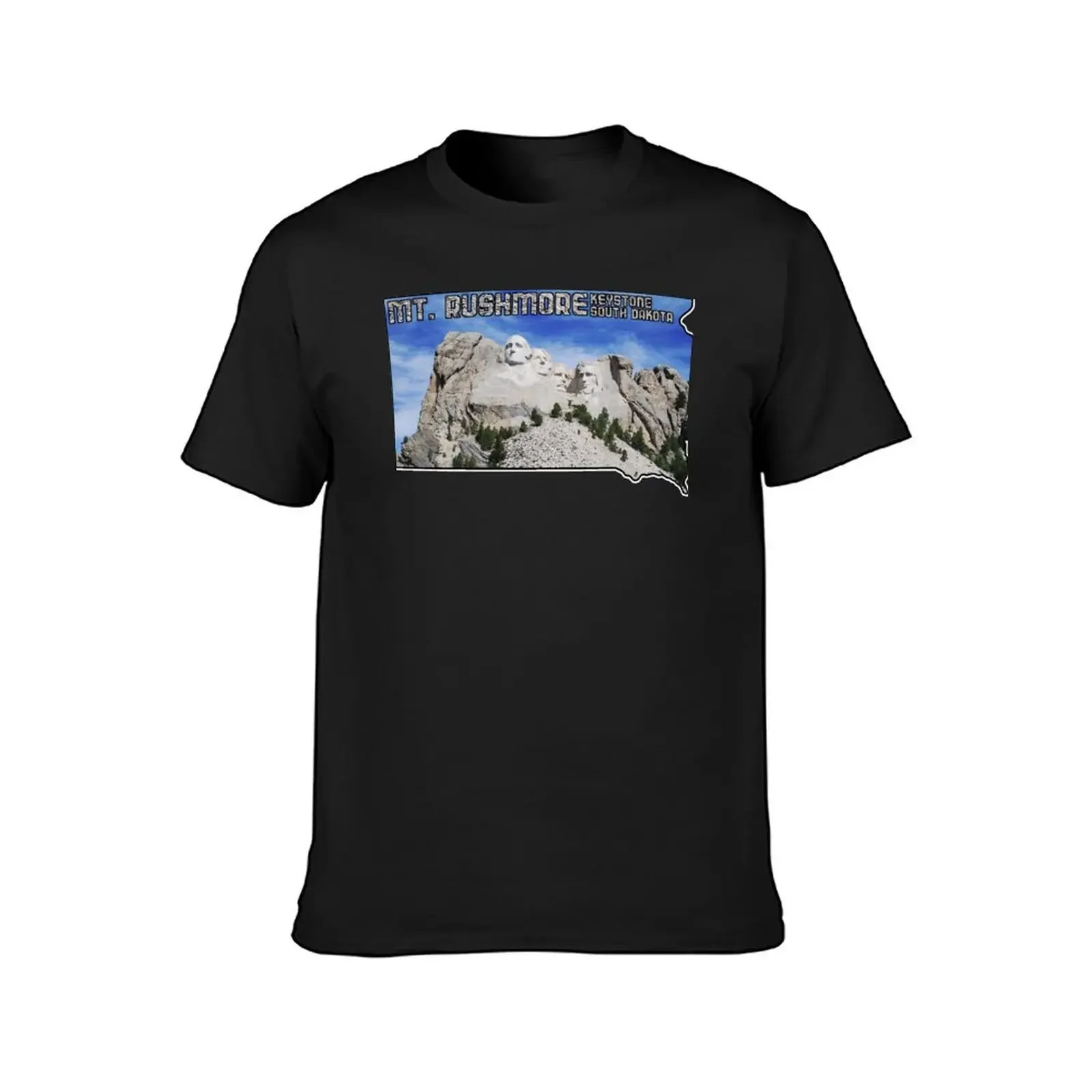 Mt. Rushmore (South Dakota) T-Shirt plus size clothes graphic t shirt vintage plain black t shirts men