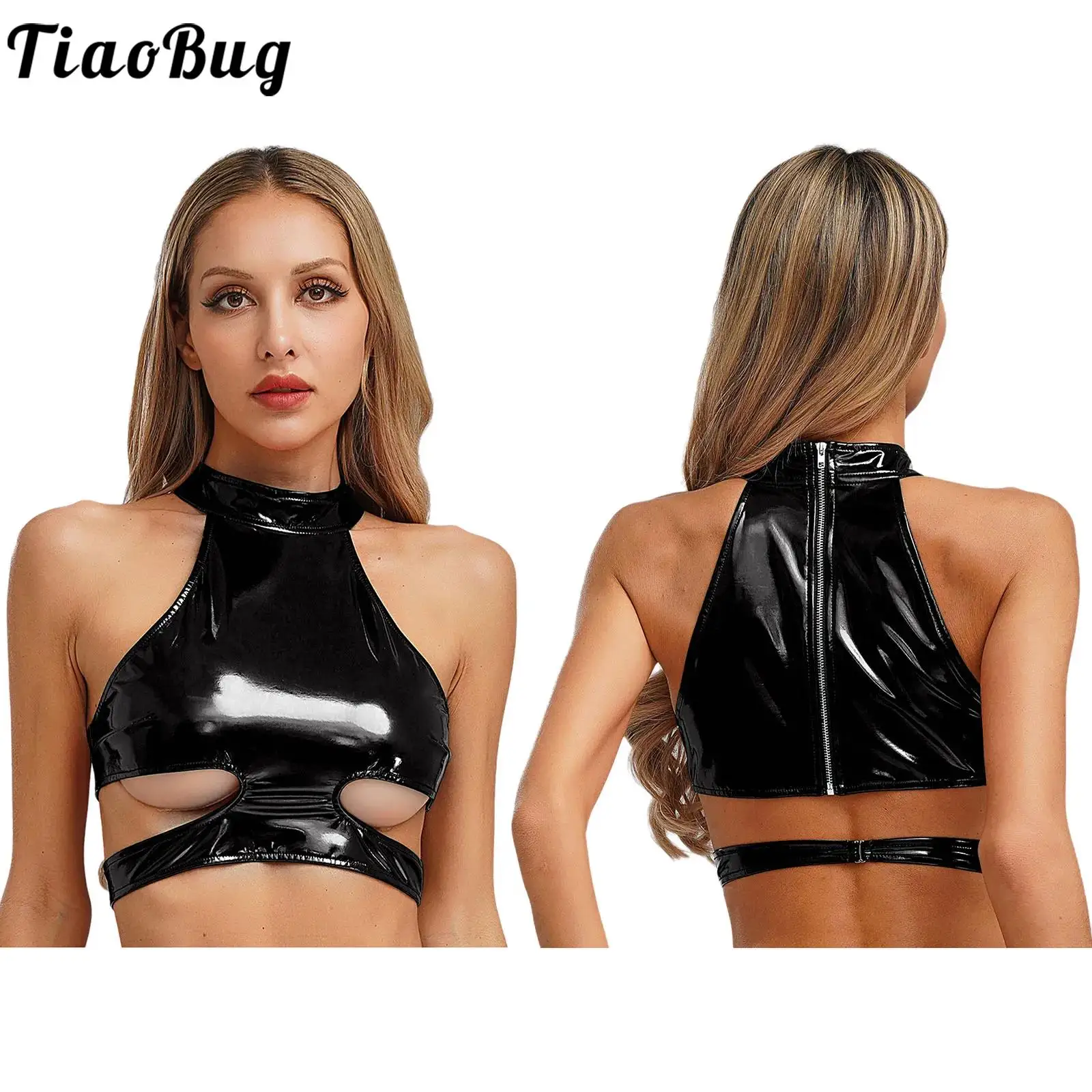 

Жаркое лето, сексуальные стильные топы для взрослых и женщин, жилет без рукавов с лямкой на груди, топы для вечеринки, Rave Bar, наряд для выступлений