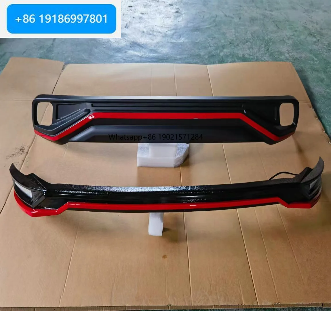 Auto Parts New Bumper with Fog Light Cut-Outs  for Highlander Self-Adhesive 1 Year Warranty