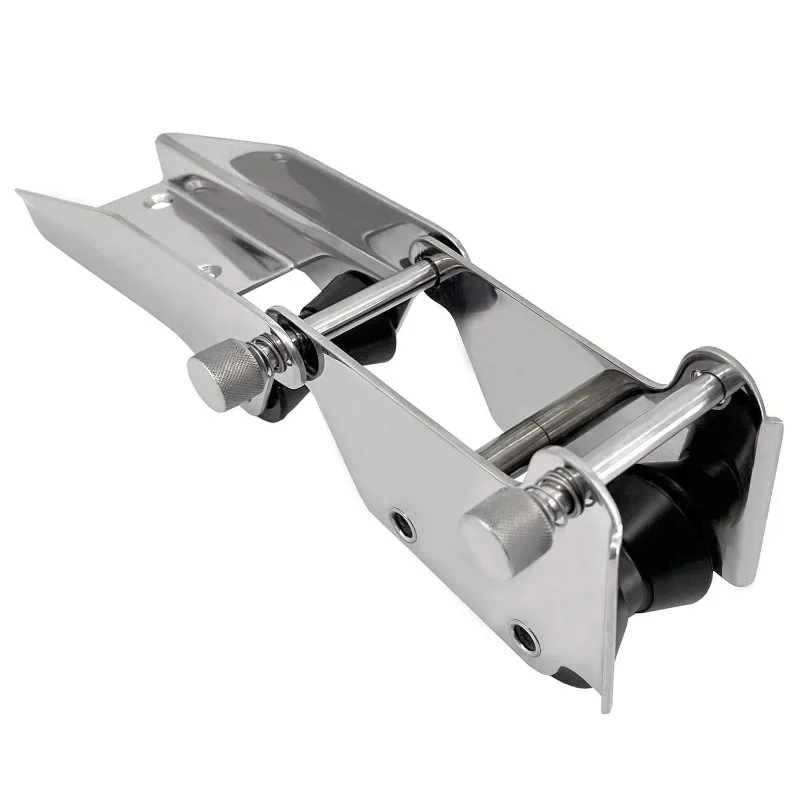 Stainless steel folding bracket, anchor roller placement rack, yacht marine, hardware accessories