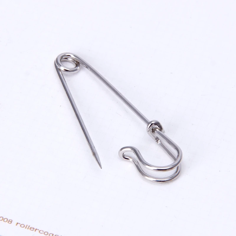 Convenient Safety Pins DIY Sewing Tools 10 Pcs Heavy Duty Brooch Making Accessories for Crafts Skirts Sweaters Shawls