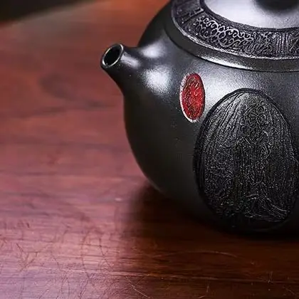 180ml Yixing Handmade Purple Clay Teapot, Raw Ore, Gold Sand,tea Pot, Kung Fu Tea Set