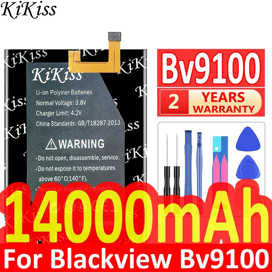 

14000mAh KiKiss Powerful Battery Bv 9100 for Blackview Bv9100