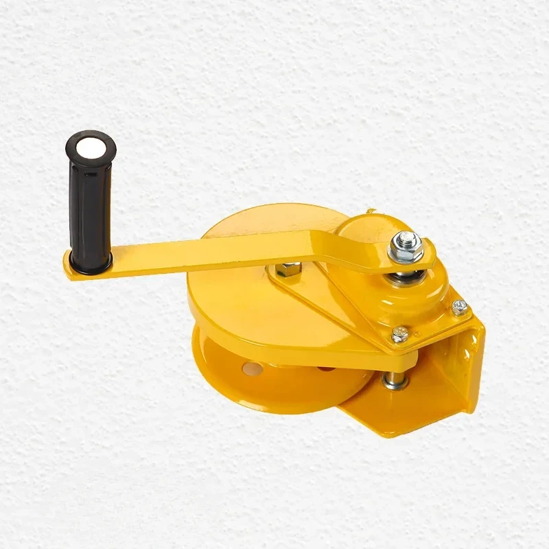 High Quality For Different Size Brake Hand Winch With Wire Rope Manual Brake Winch Lifting Winch