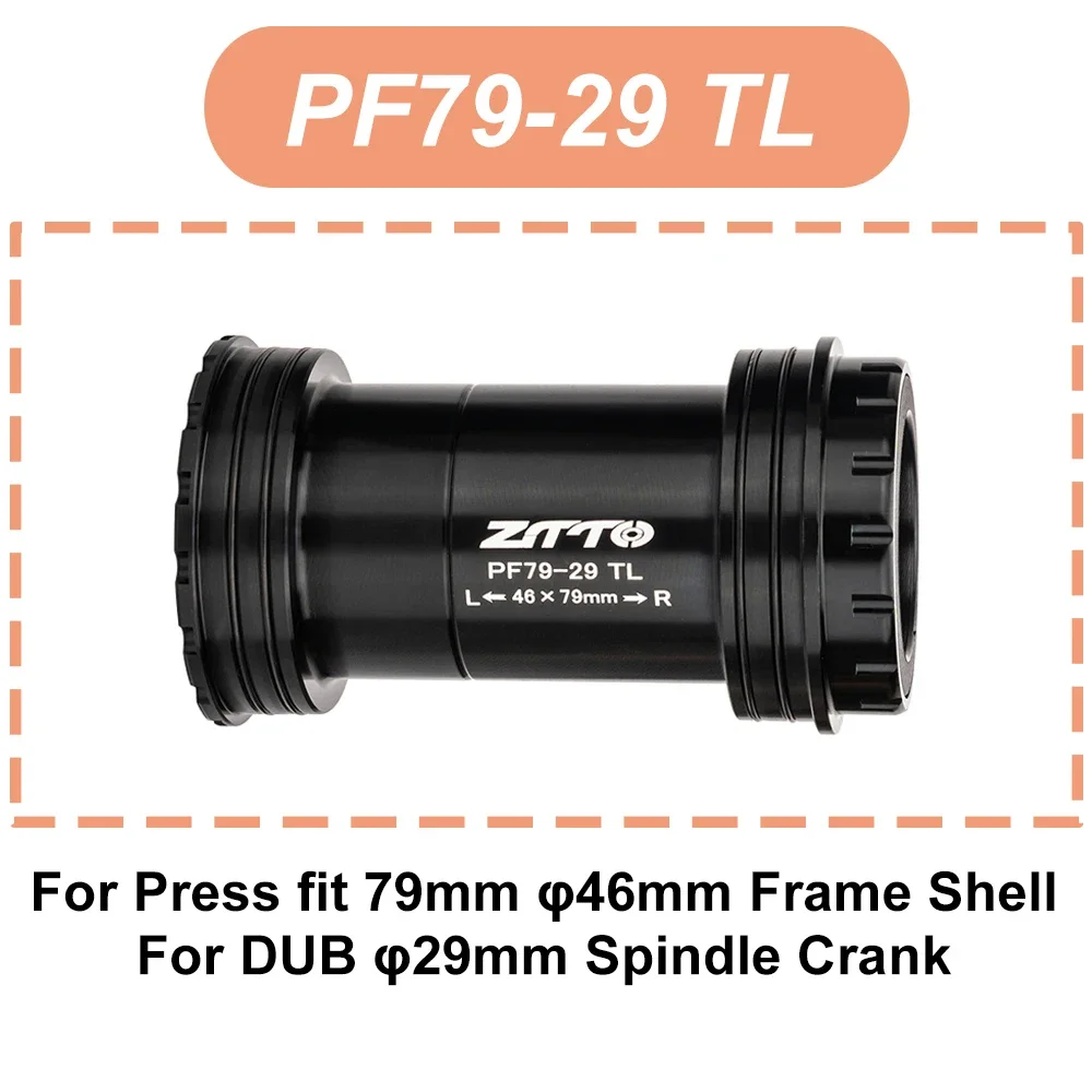 ZTTO BB DUB Fahrrad-Innenlager 29mm Kurbelachse Stahl-Keramik-Lager MTB Fahrradrahmen BSA BB86 92 BB386 BB30 PF30 T47 PF79 – Detail 14