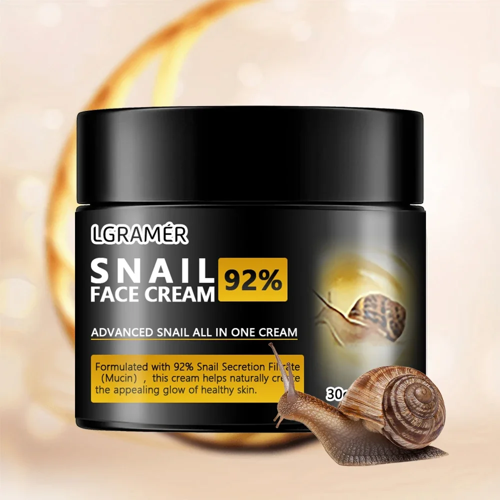 LGRAMER Snail Slime Is Gentle and Moisturizing, Leaving Skin Firm, Soft and Radiant Skin Care  Cremas  Cerave