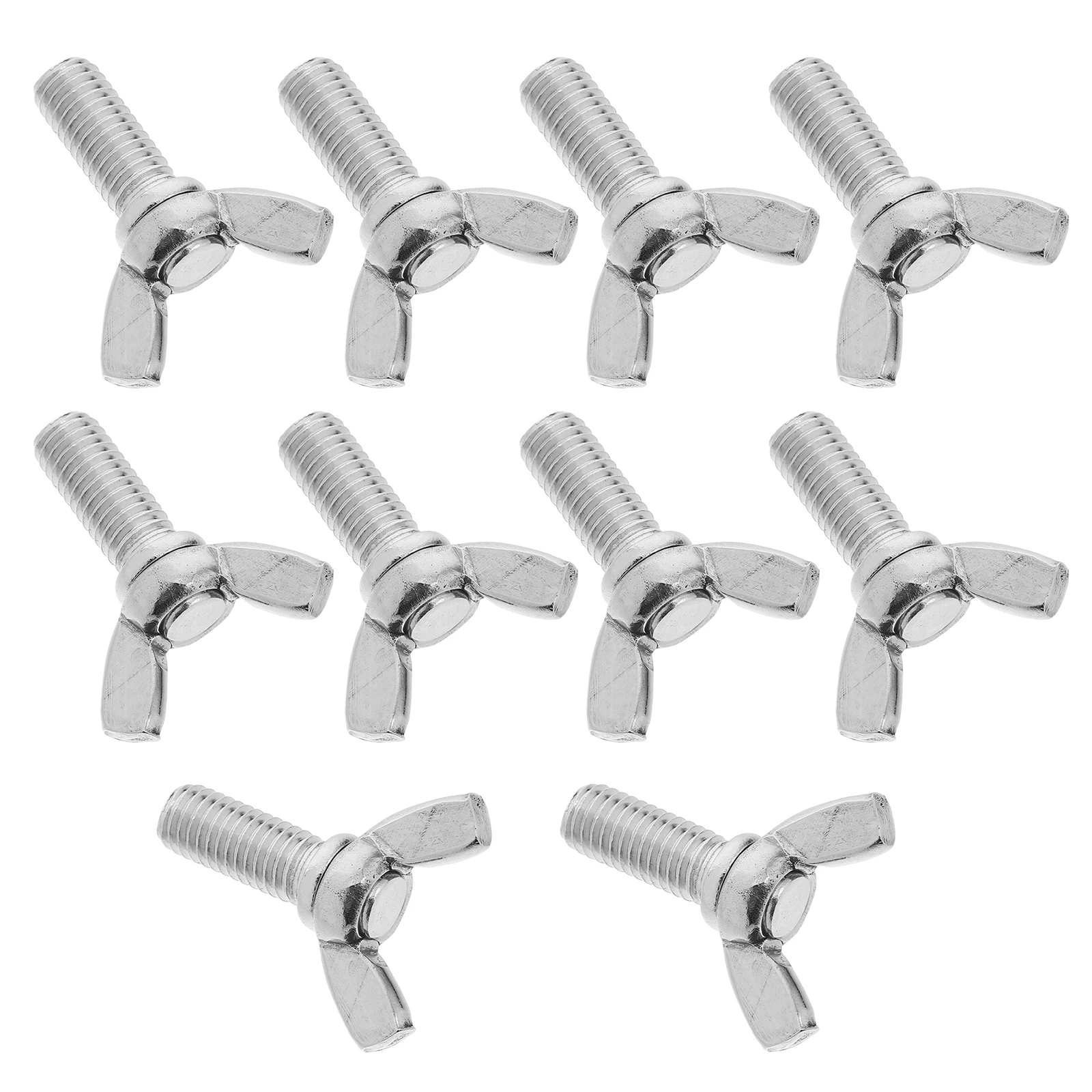 

10pcs Stainless Bolts M8X20 Thumb Hand Butterfly Easy Tightening Hardware Fasteners niture Assembly Mechanical