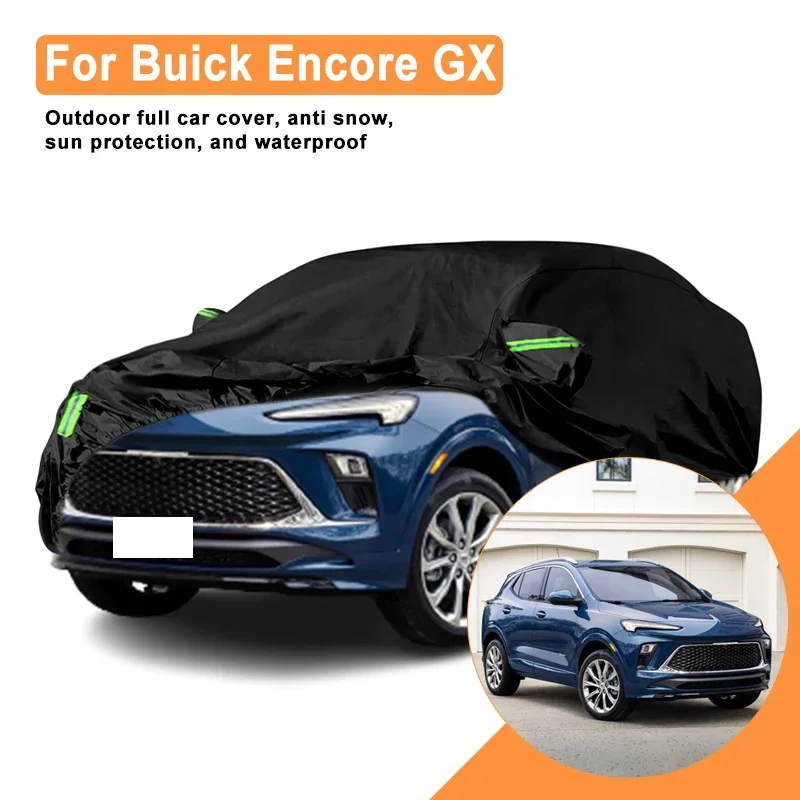 

Full Car Cover for Buick Encore GX Outdoor Use - Waterproof Snowproof Sunshade, Winter & Summer Auto Protection Accessories
