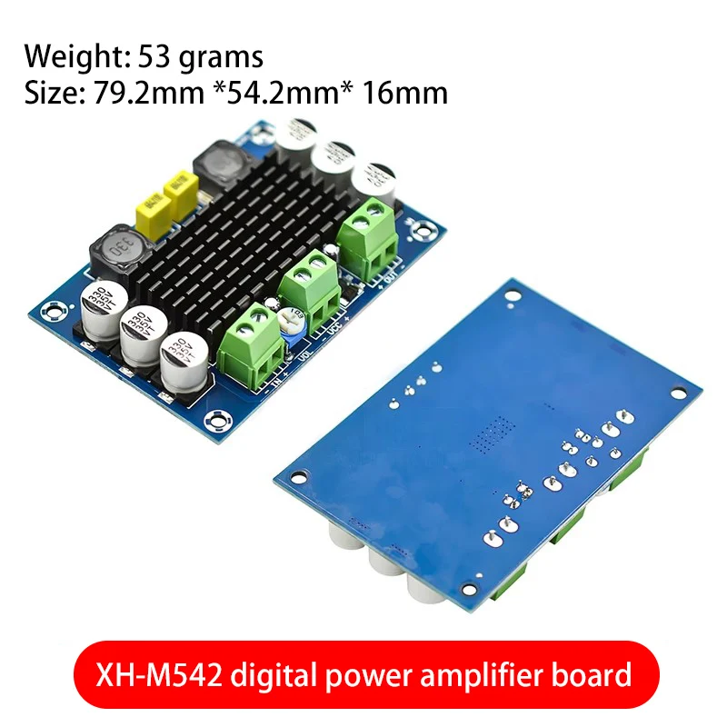 TPA3116DA DC 12V 26V 100W Mono Channel Digital Power FBHDZVV Audio Amplifier Board Large Capacity Board Power AMP Module XH-M542