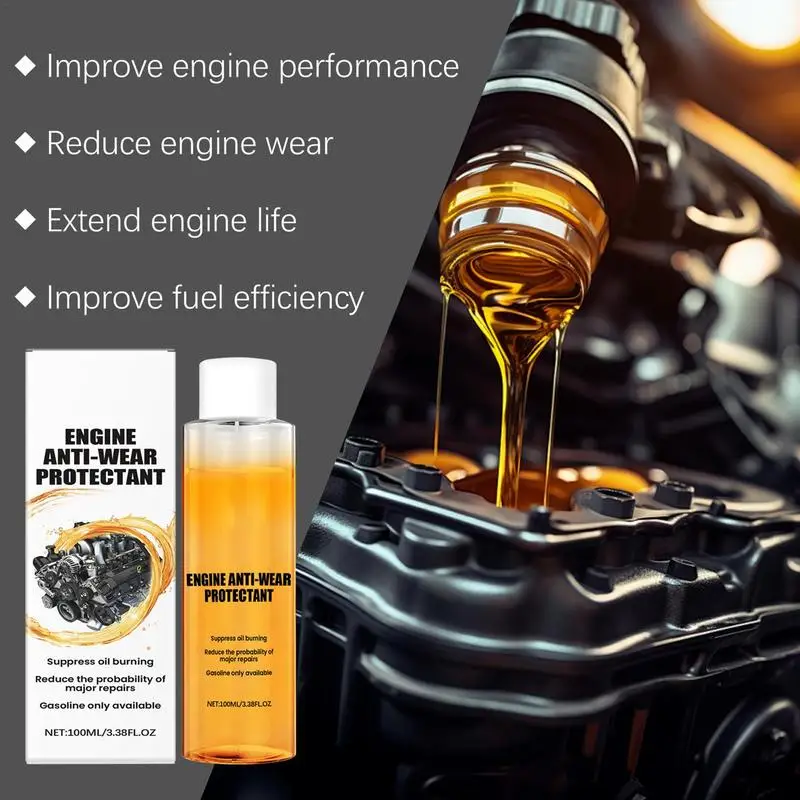 

100ml engine anti-wear protection agent engine oil combustion additive engine repair agent lubricant engine