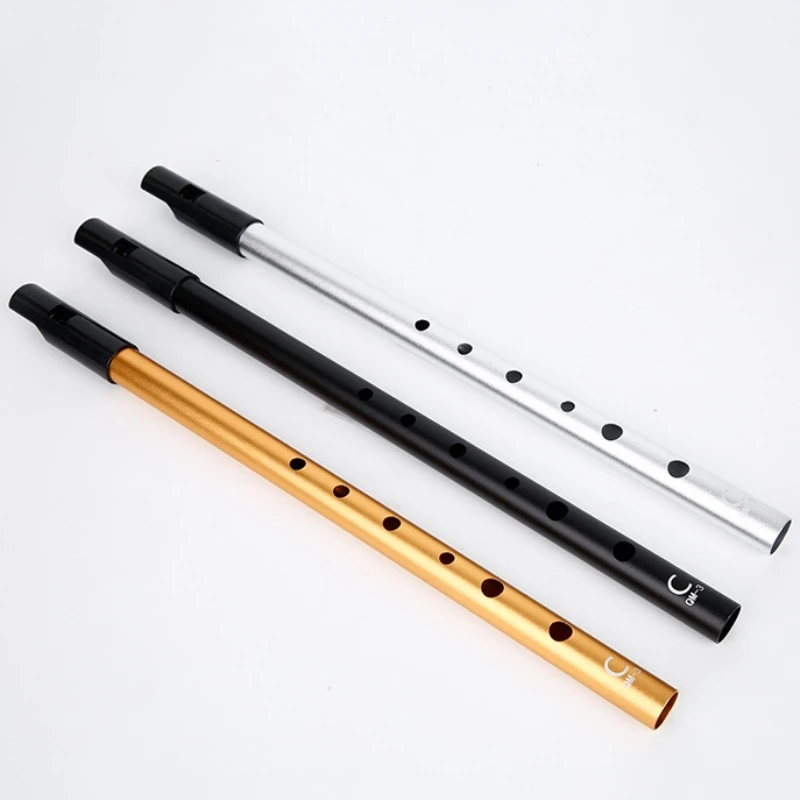 

Высокочастотная ирландская металлическая флейта со свистком, 6-луночный алюминиевый сплав C/D Key, музыкальные инструменты, школьная флейта для студентов и начинающих