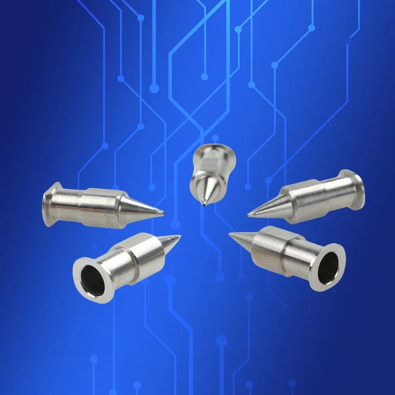 ‌0.45mm ID Precision Nozzle | Stainless Steel Dispensing Tips for SMT/3D Printing | Tapered Tip Design + FS‌