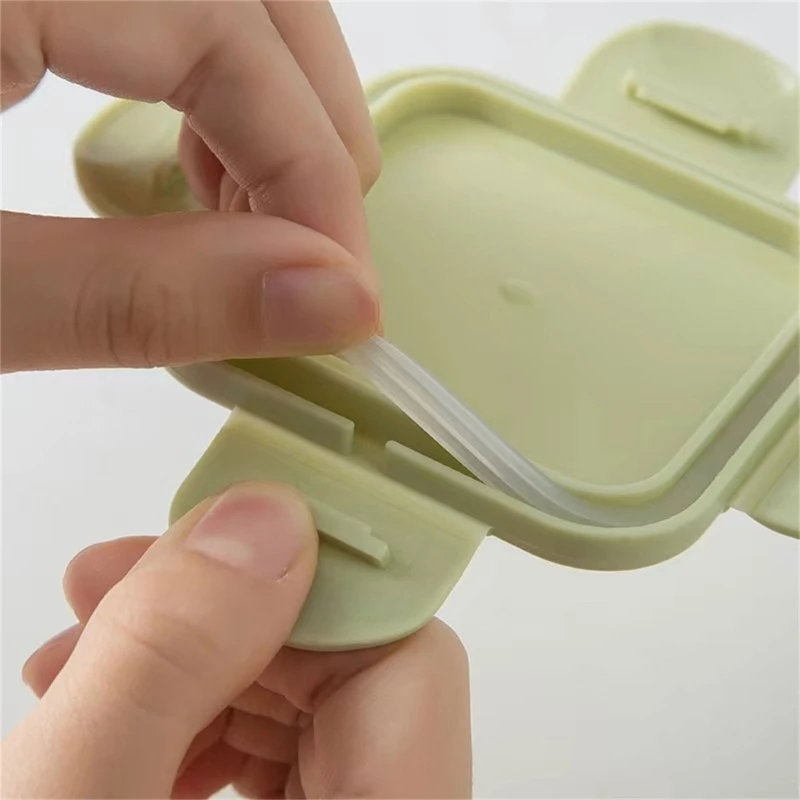 1Pc Sichere Baby Lebensmittel Lagerung Container Auslaufsicher Kunststoff Neugeborenen Kind Mini Püree Snack Container Box 60ml Dick versiegelt Gefrierschrank Box